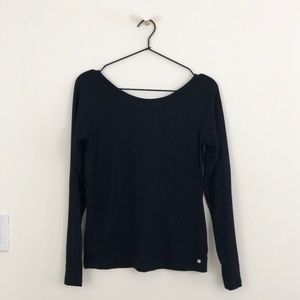 NWT FABLETICS LS JULENE TEE BLACK XS / 4